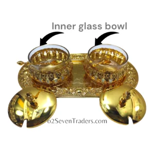 Fancy Sugar Pot Set Arabic Design - Image 3