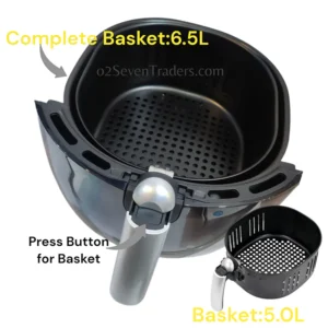 Dsp Airfryer 6.5L Cute Design KB2031 - Image 3