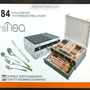 84pcs Cutlery Set Briefcase Ayd Stainless Steel - Image 5