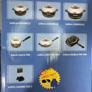 DESSINI 23Pcs Cookware set (Degchi Set) IMPORTED - Image 5