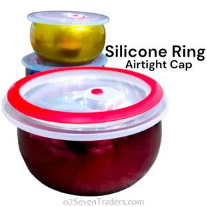 Airtight Bowls 3pcs Multicolor Stainless Steel Imported. - Image 5
