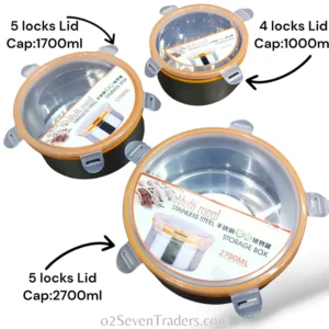 Food Storage Bowls (Work on Induction For Cooking). - Image 2
