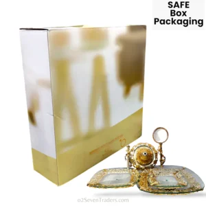 Fancy 24K Serving Stand Fancy 3 Tier | Wedding & Party Display Tray |Cake Dish. - Image 4