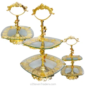 Serving Platter Fancy 2 Tier | Serving & Decor| Cake Dish