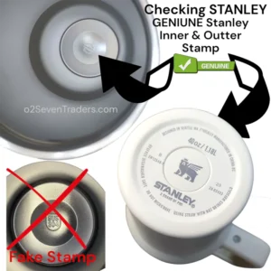 STANLEY Tumbler STEEL Straw+Plastic Straw Off-White1.18L 40oz - Image 3