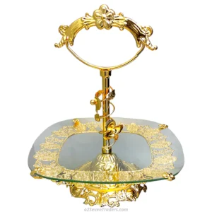 Serving Platter Fancy 2 Tier | Serving & Decor| Cake Dish - Image 4