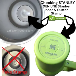 STANLEY Tumbler STEEL Straw+Plastic Straw Parrot Green1.18L 40oz - Image 3