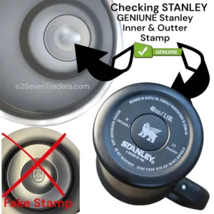 STANLEY Tumbler STEEL Straw+Plastic Straw Black 1.18L 40oz - Image 3