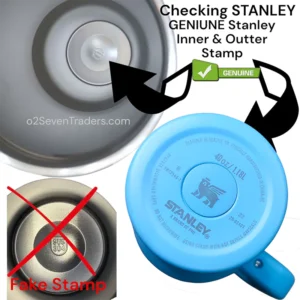 STANLEY Tumbler STEEL Straw+Plastic Straw Blue 1.18L 40oz - Image 3
